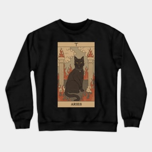 Aries Cat Crewneck Sweatshirt